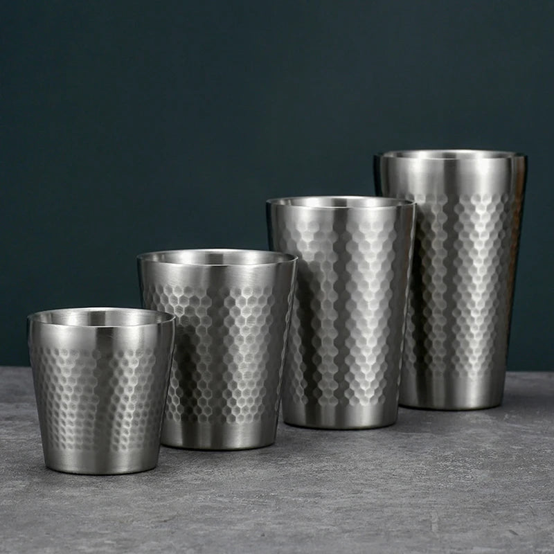 Mug isotherme acier inox nid double paroi resistant