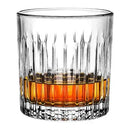 Verres à whisky old fashioned design texturé épais