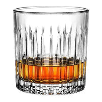 Verres à whisky old fashioned design texturé épais