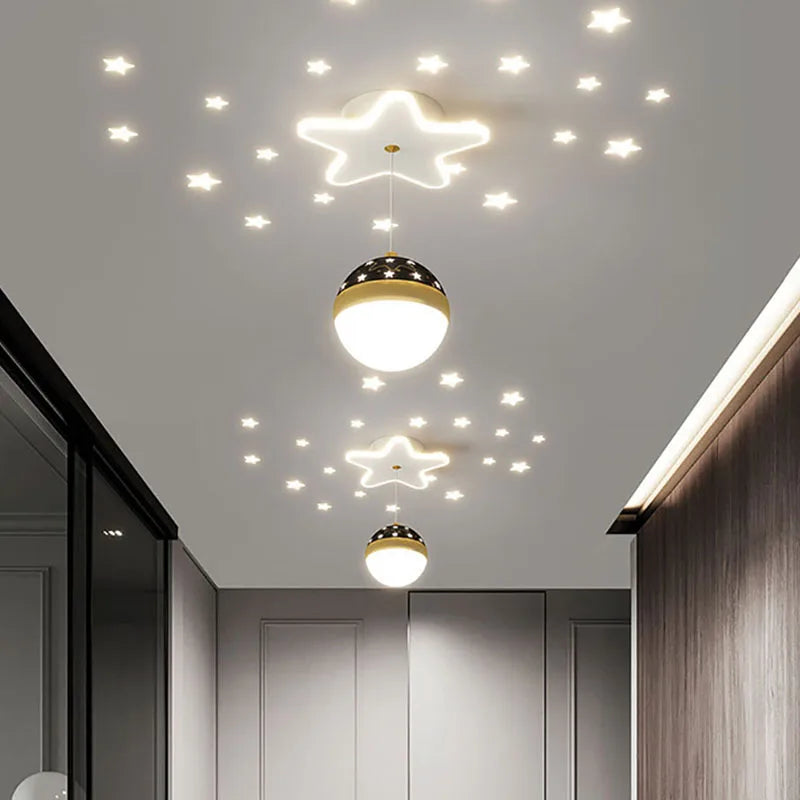 Plafonnier moderne à LEDs pour salon salle à manger chambre couloir balcon décor à la maison - vue 4 sur 11