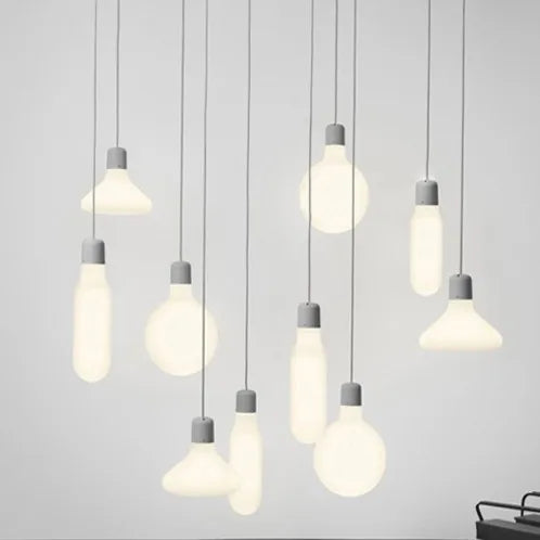suspension tube à essai design suédois en verre pour loft - vue 3 sur 15