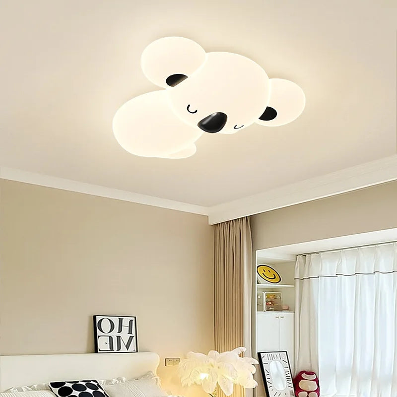 plafonnier mignon ourson koala pour chambre d'enfant décor créatif - vue 6 sur 8