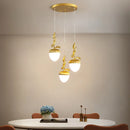 2024 French Modern Simple Cartoon Pinecone Squirrel Pendant Lights Personality Clothes Shop Bar Desk Bedroom Bedside Chandelier