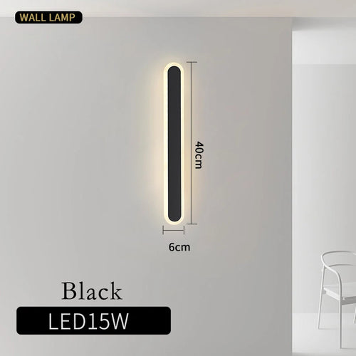 Moderne LED-Wandleuchte im nordischen Design