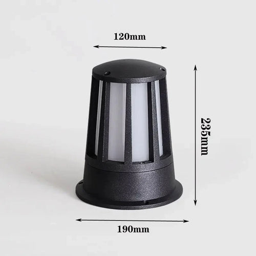 lampadaire colonne étanche pour éclairage extérieur jardin