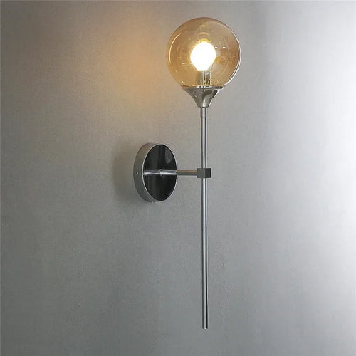 applique murale créatives en boule de verre style nordique
