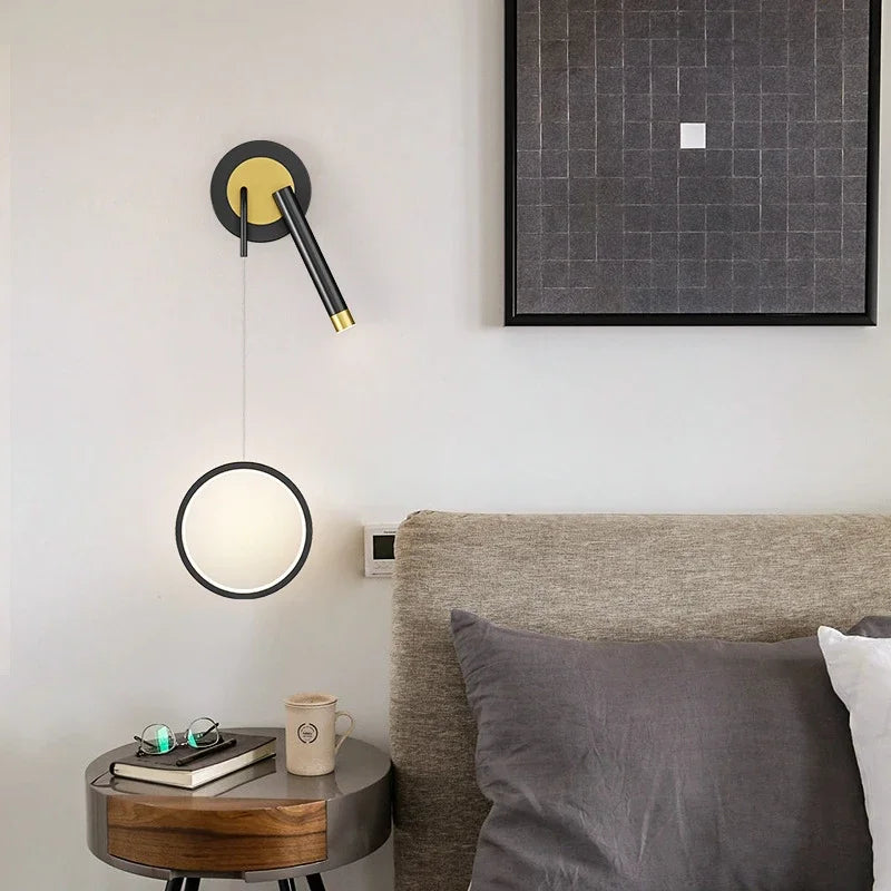 appliques murales led modernes à double tête pour décoration intérieure - vue 3 sur 14