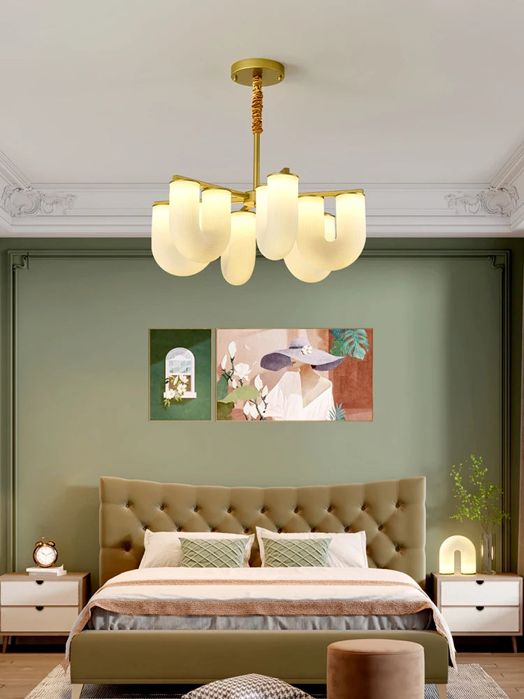 suspension led design nordique en fer pour intérieur moderne - vue 2 sur 10
