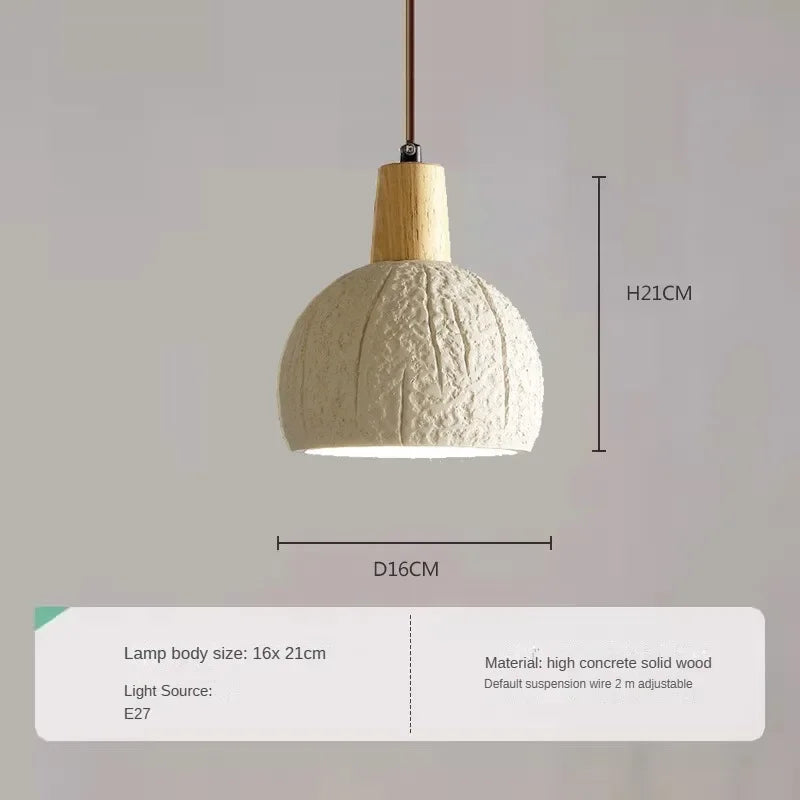 lustre moderne en bois et marbre pour intérieur élégant - vue 11 sur 14