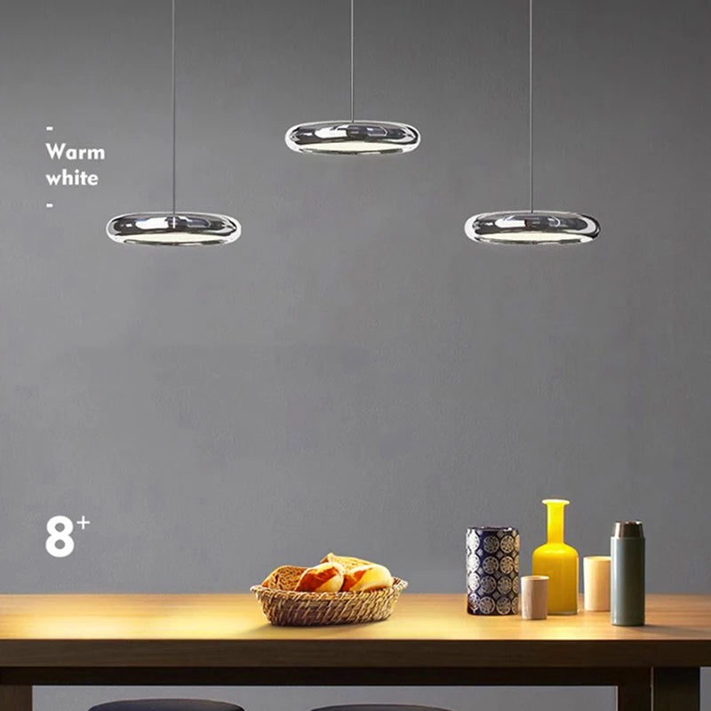 Suspension led décoratif éclairage intérieur moderne - vue 3 sur 9