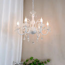 lustre romantique en cristal pour chambre d'enfant moderne