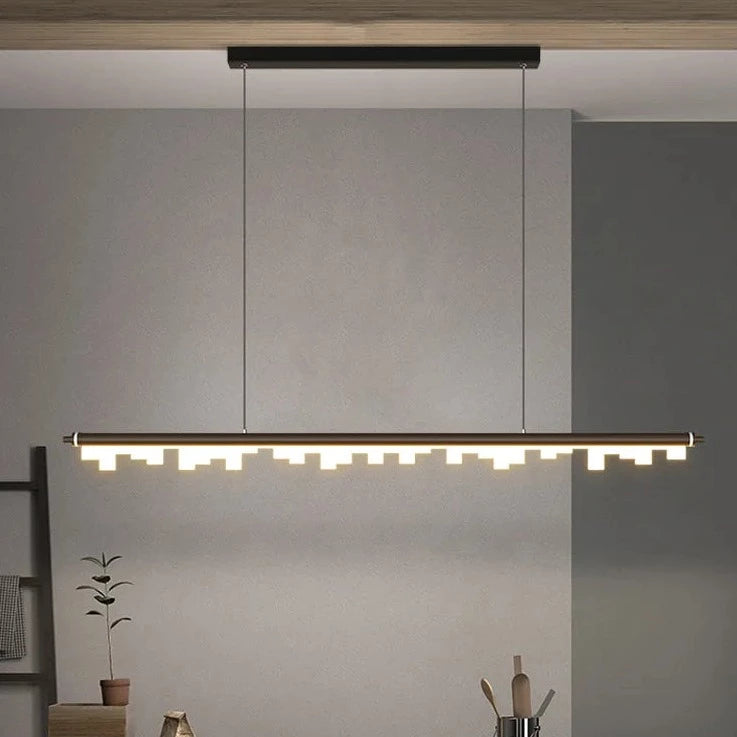 Suspension design longue à LED - vue 2 sur 12