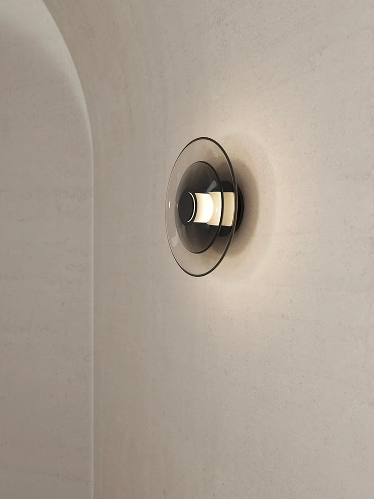 applique murale led en verre design créatif minimaliste pour intérieur - vue 4 sur 12