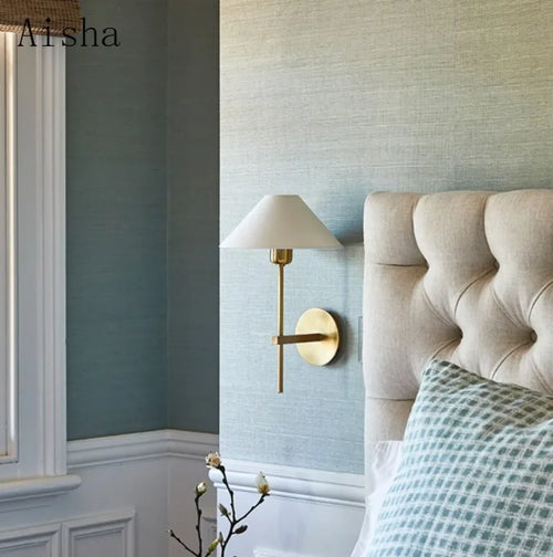 applique murale en tissu design pour éclairage intérieur moderne - vue 3 sur 8