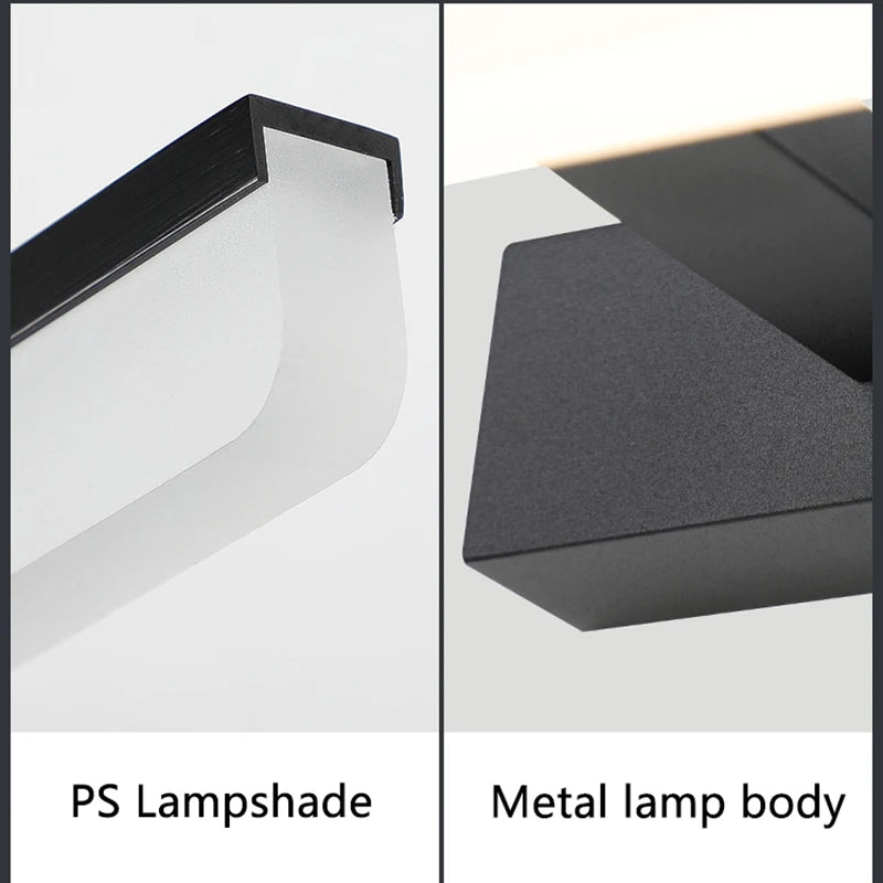 lampe led moderne pour miroir de vanité et vestiaire - vue 7 sur 23