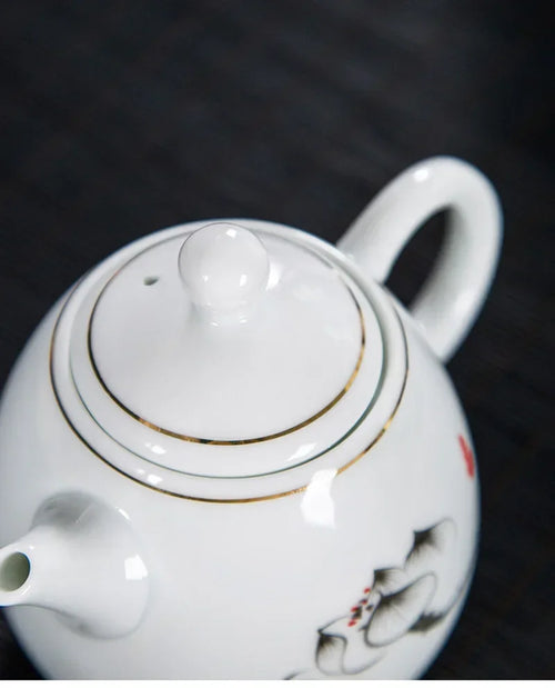 Theiere porcelaine style chinois service the puer 250ml