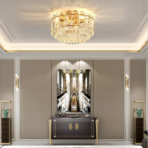plafonnier led en cristal de luxe éclairage post-moderne nouvelle collection