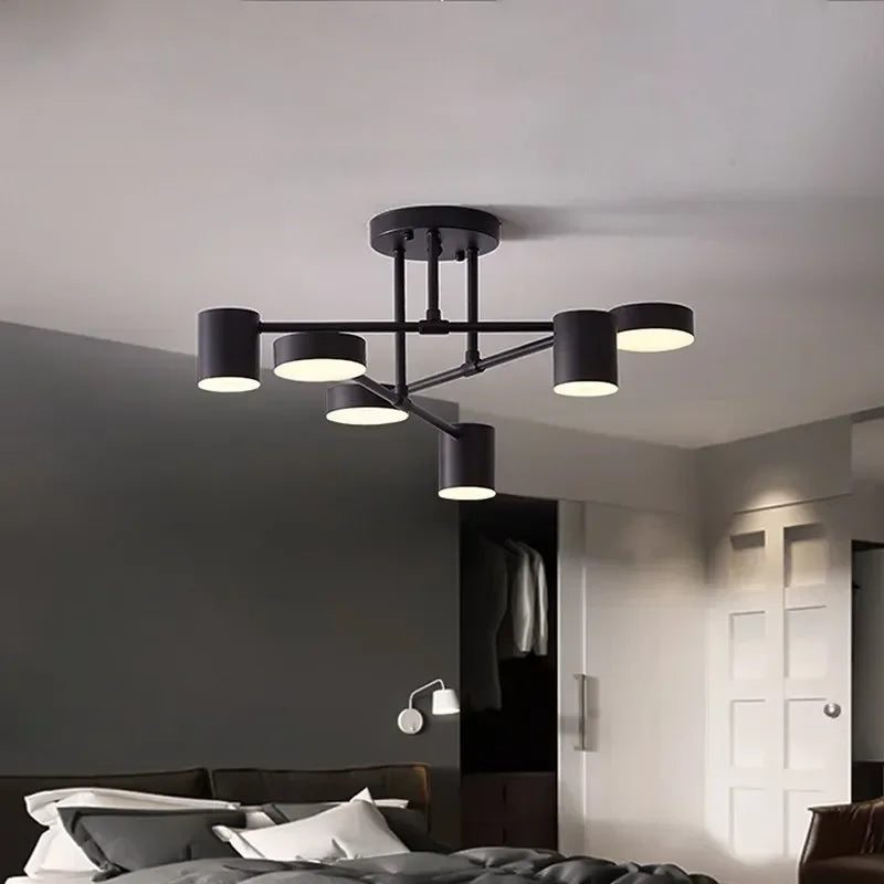 Plafonnier LED à plusieurs lampes décor - vue 2 sur 17