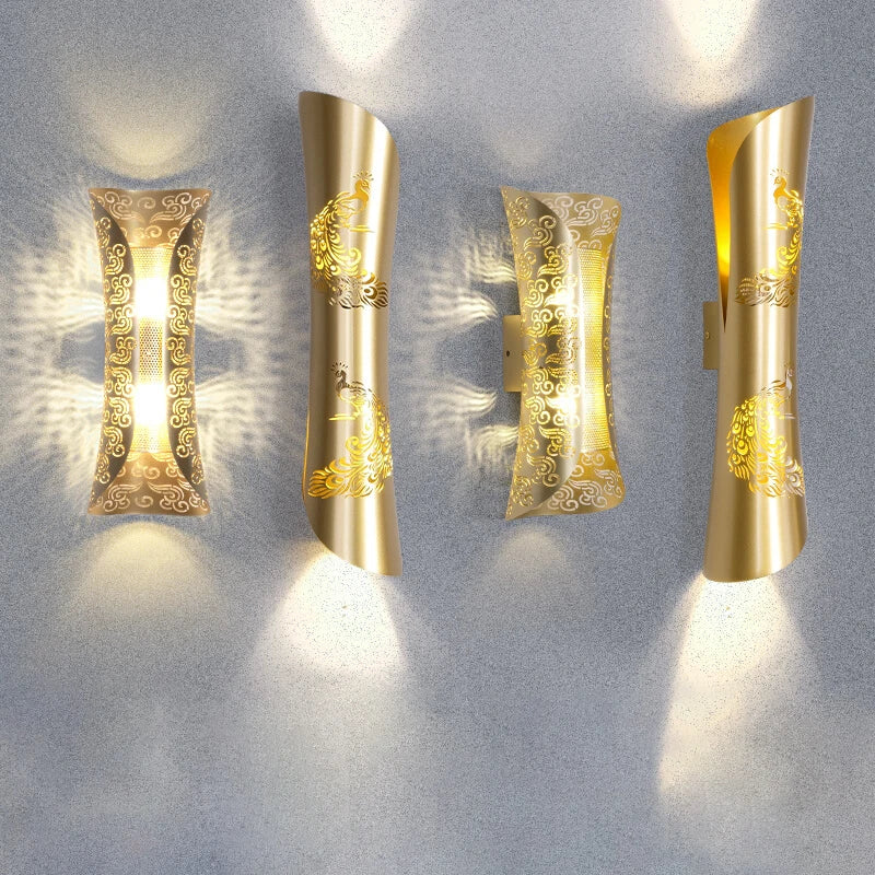appliques murales décoratives en acier inoxydable pour intérieur - vue 2 sur 8