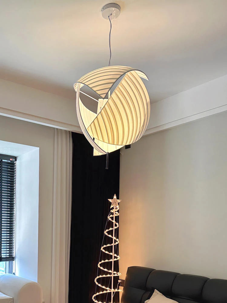 LED-Kronleuchter im Wabi-Sabi-Stil für die Innendekoration - vue 5 sur 7