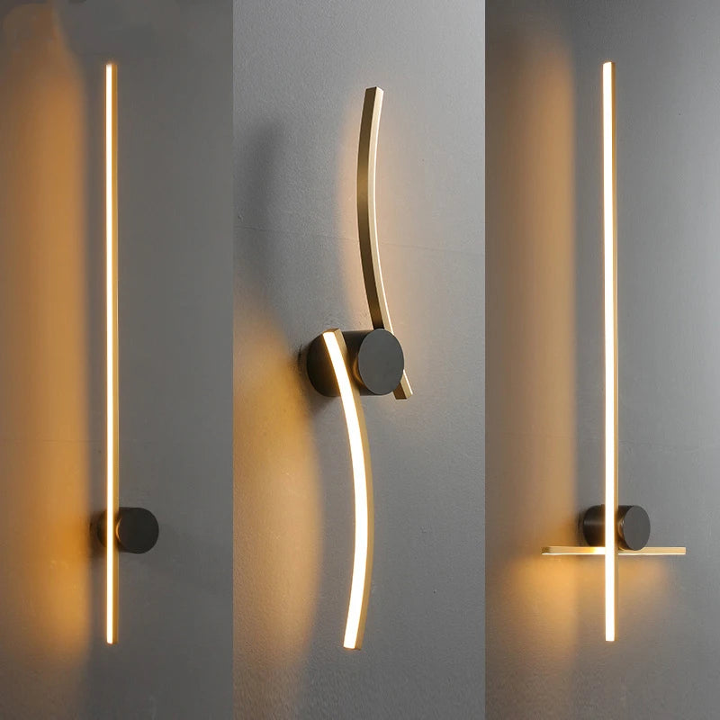 applique murale led en cuivre style minimaliste pour ambiance chaleureuse - vue 2 sur 14