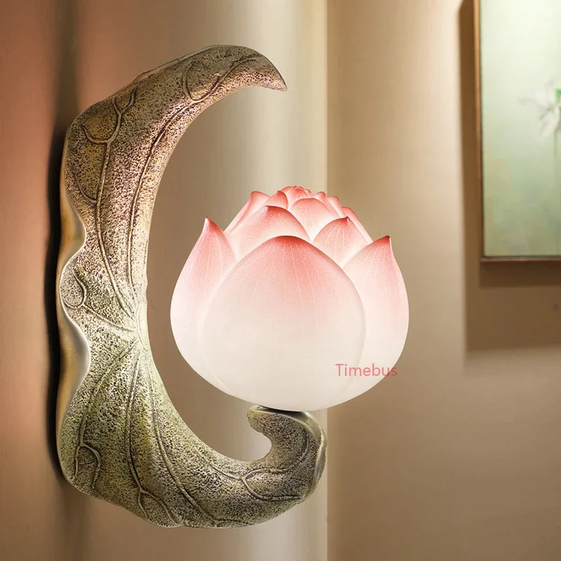 applique murale en verre coloré style chinois pour intérieur et balcon - vue 5 sur 10