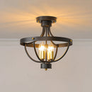 lustre géométrique moderne de ferme éclairage suspendu rustique