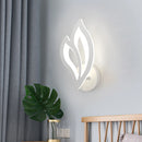 Moderne LED-Wandleuchte in Blattform für Innenbeleuchtung