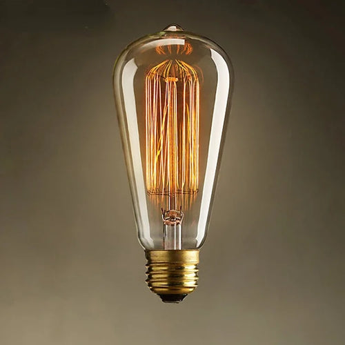 Moderner LED-Kronleuchter aus Metall mit Vintage-Pendelleuchte - vue 10 sur 13