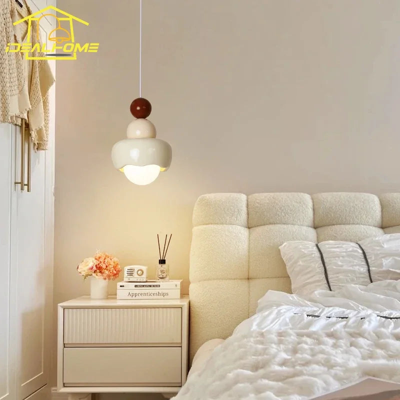 suspension design moderne en résine et verre pour intérieur enfant - vue 4 sur 9
