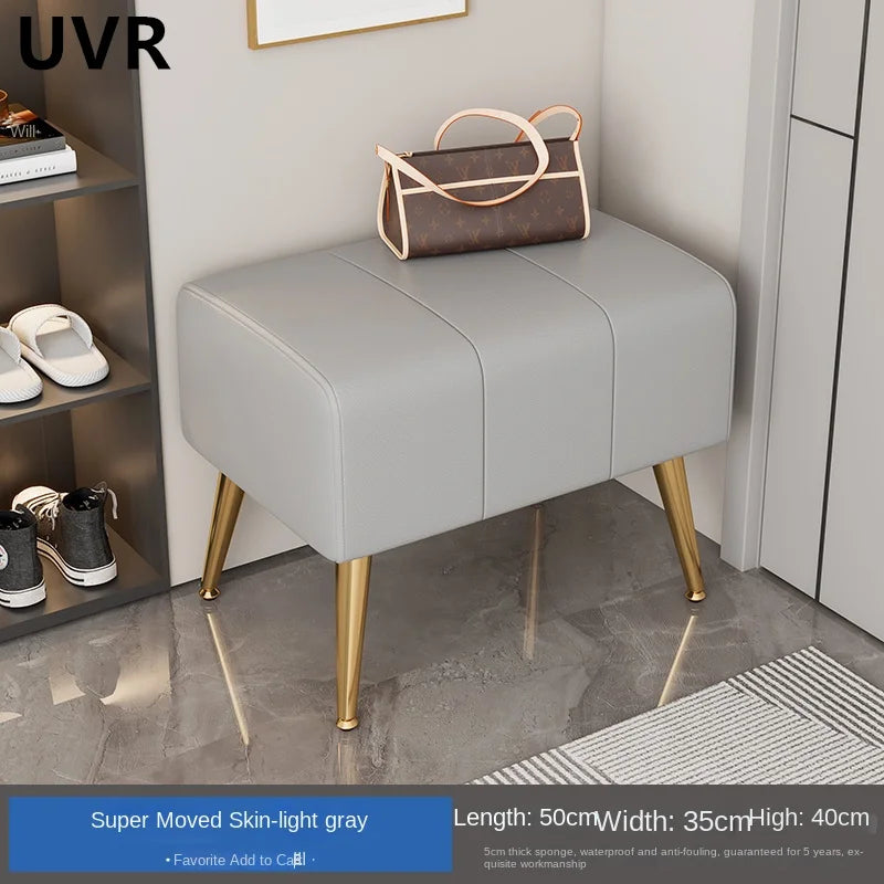 banc à chaussures moderne et luxueux avec assise confortable - vue 8 sur 10