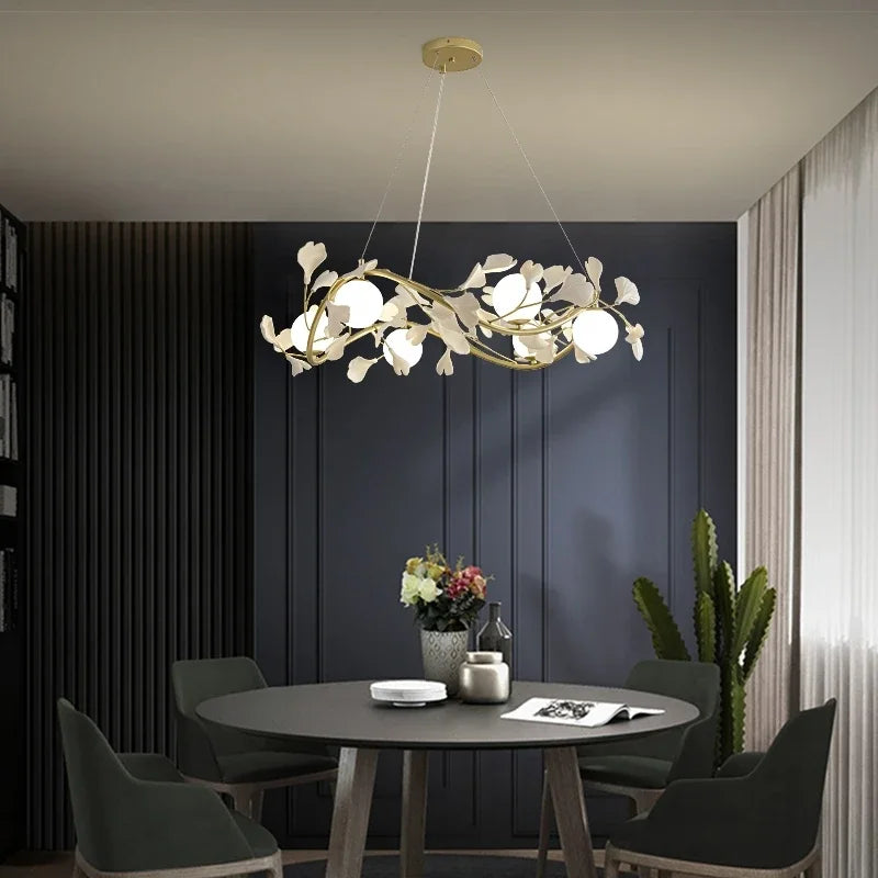 plafonnier led sphérique en verre avec télécommande - vue 4 sur 11