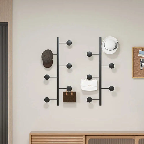 porte-vêtements nordique léger pour organisation et décoration intérieure