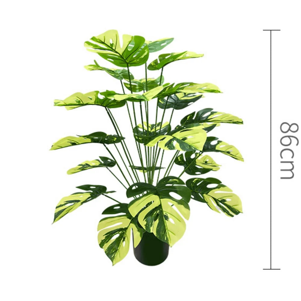 plante artificielle feuilles de tortue pour décoration intérieure - vue 16 sur 25