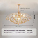 suspension nordique en cristal moderne et chaleureuse