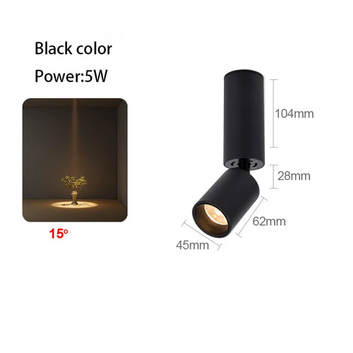 spot led à angle réglable pour un éclairage d'ambiance optimal