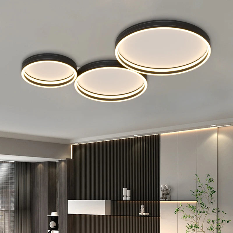 Plafonnier rond minimaliste moderne à spectre complet