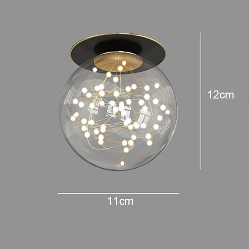 Nordische LED-Deckenleuchte für stilvolle Wohnraumgestaltung - vue 17 sur 16