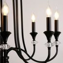Kronleuchter im Retro-Design aus Kristall mit LED-Lampen für luxuriöses Wohnzimmer