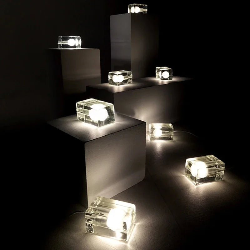 veilleuse led créative en forme de glaçon cadeau pour enfants - vue 4 sur 7