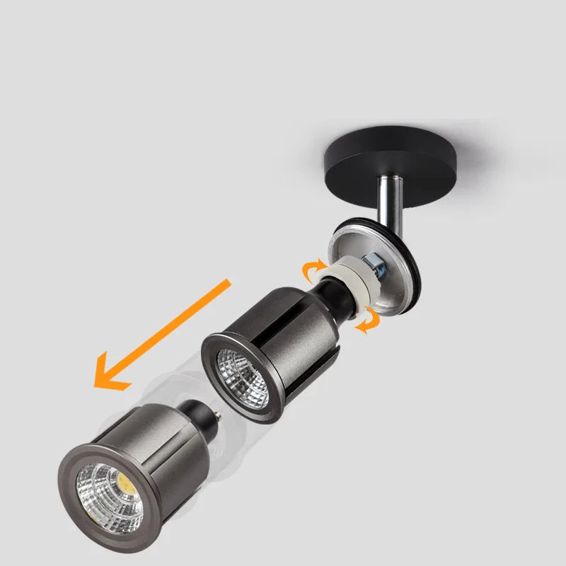 spot led cob ajustable pour éclairage de magasin - vue 6 sur 12