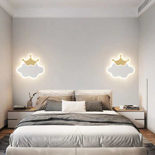 Moderne Wandleuchte Wolke für das Kinderzimmer Dekorativ - vue 2 sur 9
