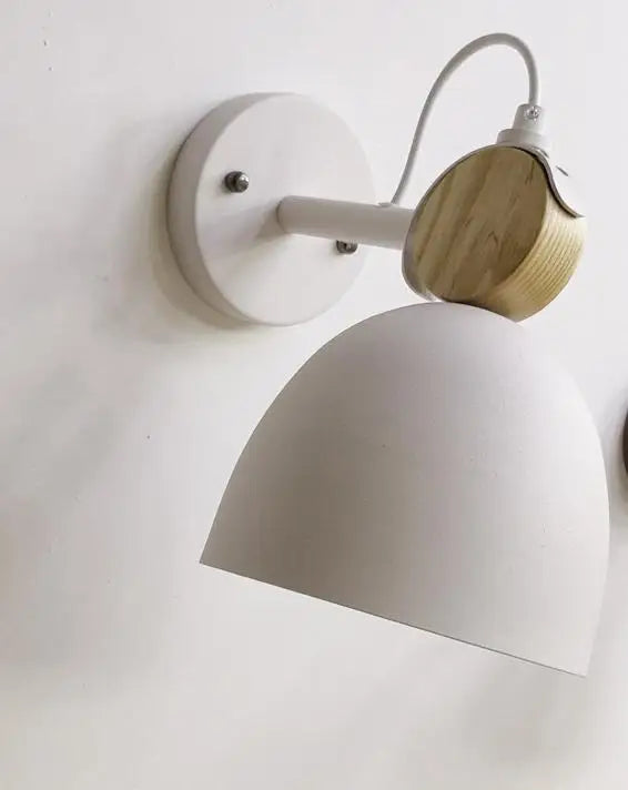 lampe de chevet style japonais éclairage mural intérieur nordique - vue 11 sur 11