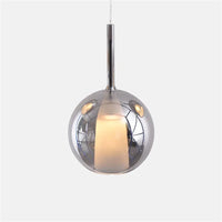 Suspension design moderne nordique en verre design penta glo