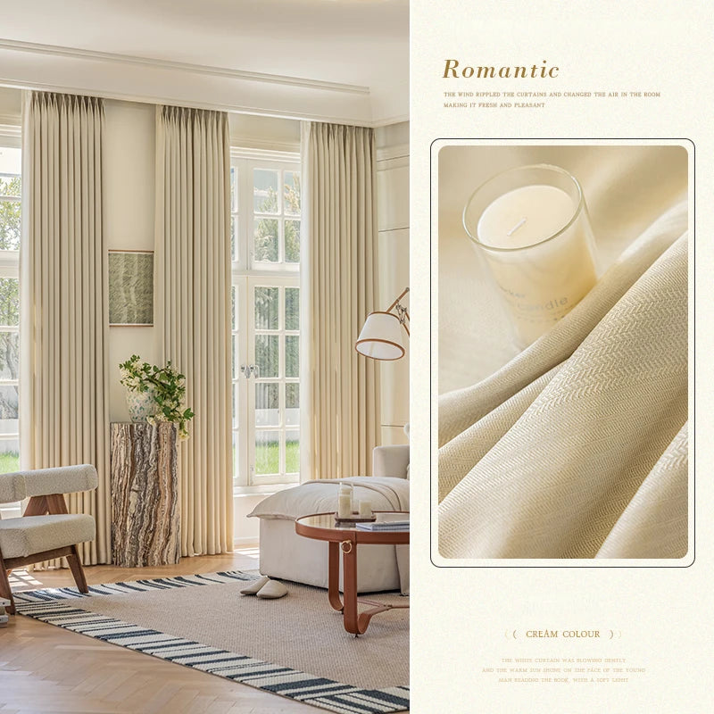 Rideau occultant moderne isolation lumière salon chambre fenêtre