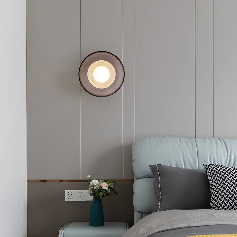 applique murale led en forme de bol pour loft éclairage d'hôtel - vue 4 sur 8
