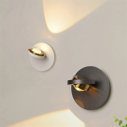 applique murale led moderne rotative à 360° protection des yeux - vue 2 sur 9
