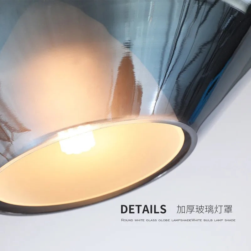 suspension en verre nordique créative pour intérieur moderne - vue 11 sur 13
