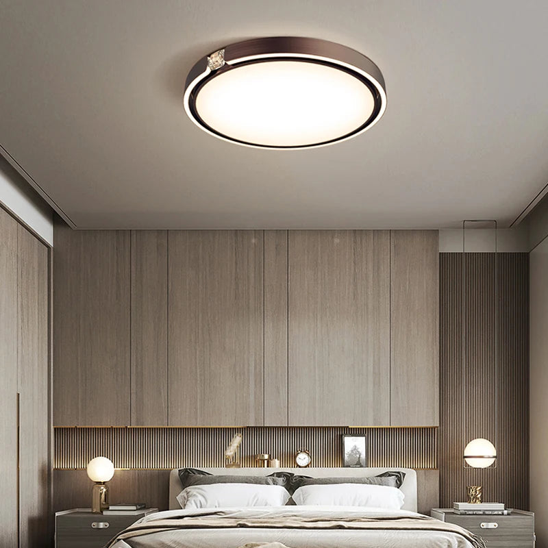 Moderner Deckenleuchte mit luxuriösem Ringdesign für den Innenbereich - vue 4 sur 12
