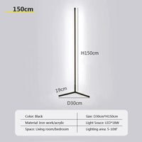 Lampadaire LED moderne salon salle à manger support lumière canapé coin chambre Lustre lampadaire LED décor à la maison luminaire Lingting